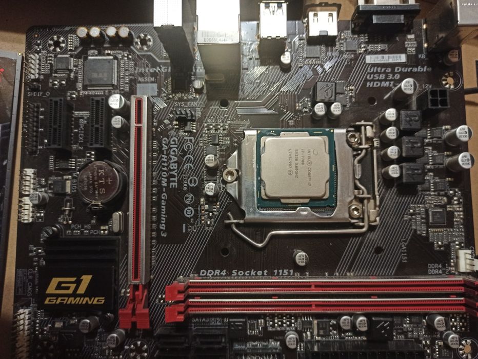 Игровой ПК 1151 socket intel core i7 7700/ ddr4 16gb gtx 1060 3gb