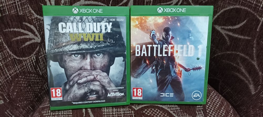 Call of duty wwII , Battlefield 1 Xbox one