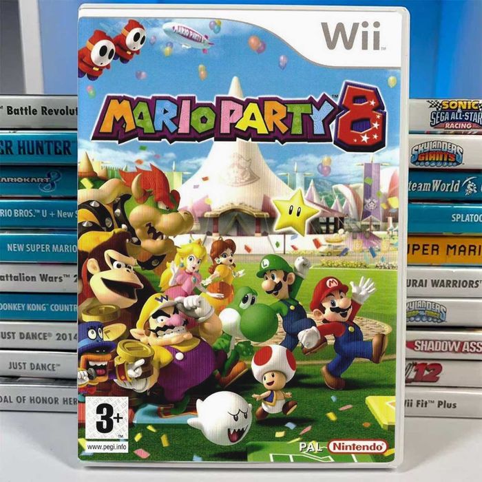 Гра Nintendo Wii Mario Party 8 Б/У Оригінальний диск нінтендо віі Маріо Паті 8 асортимент ігри віі віію