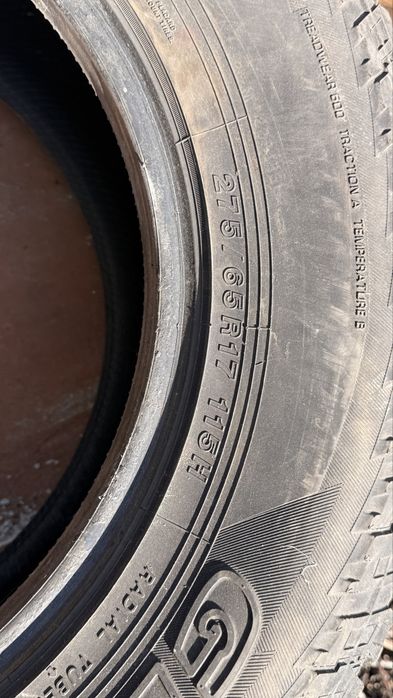 Шини 275/65 R17 комплект Yokohama 5-6+