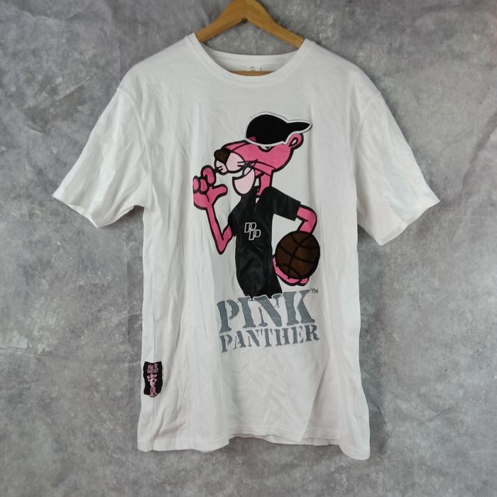 Biały t-shirt Pink Panther oversize XXL