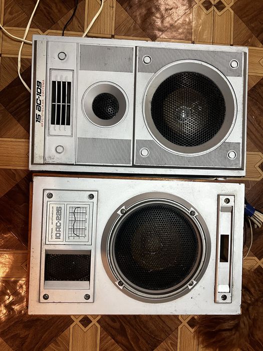 Винтажные колонки СССР 10АС-225 / 15АС-100 рабочие