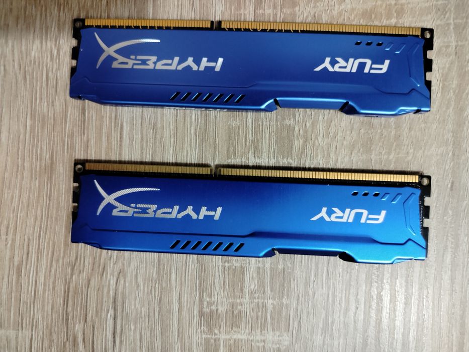 DDR3 hyperX fury 8 GB 1600 MHz Cl10 (2x4gb)