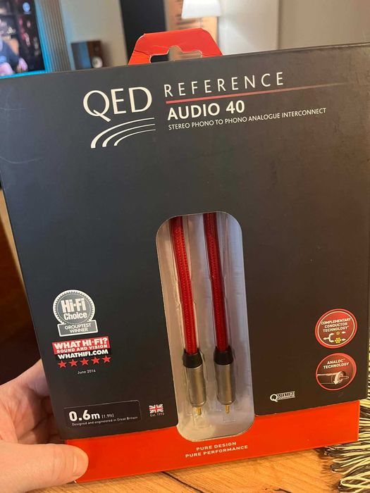 Interkonekt analogowy QED Reference Audio 40 - 0.6m