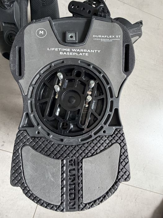 Wiązania snowboardowe Union Force M - Black - Duraflex ST - PRAWIE NOWE