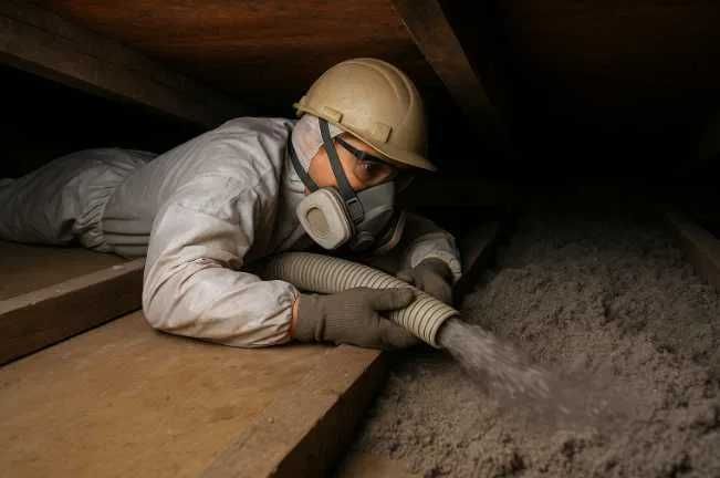 Ocieplanie pianką PUR oraz wdmuchiwanie wełny i celulozy