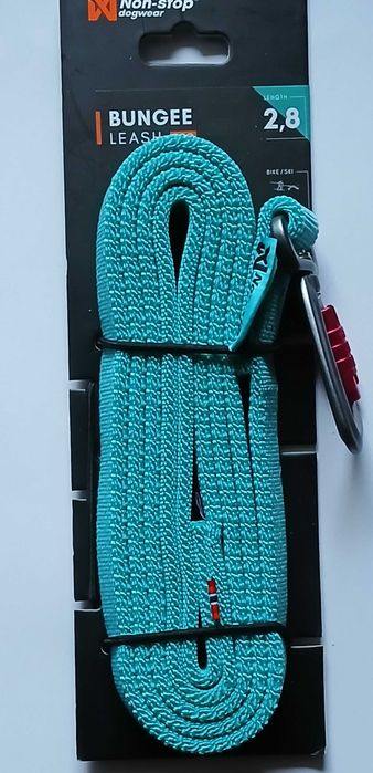 Non-stop Bungee Leash Smycz amortyzowana* 2,8metra *kolor morski*nowa