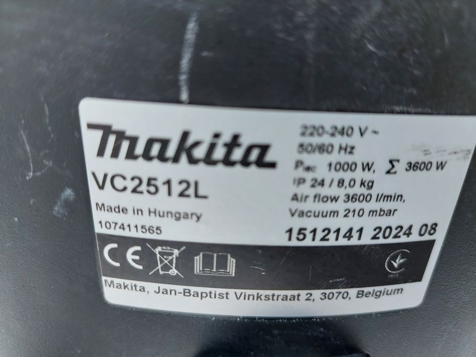 Odkurzacz makita vc 2512 l