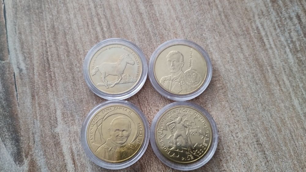 Zestaw monet okolicznościowych  2 zł  z lat 2001 do 2014. Komplet 222