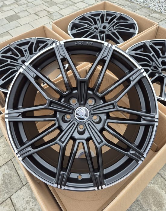Felgi 19" 5x112 Skoda Octavia Superb Kodiaq Karoq Nowe Czarne | #B3