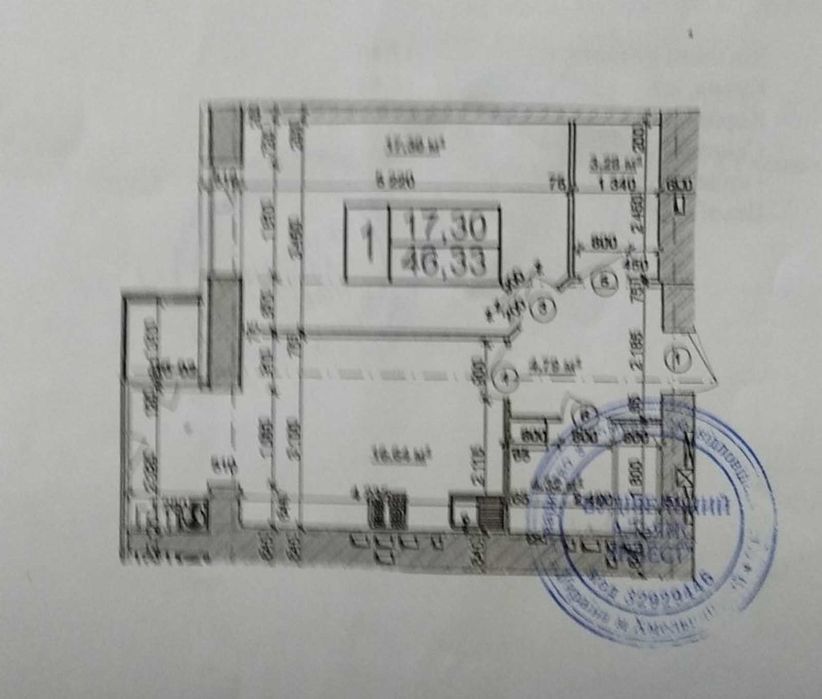 1к Озерна 2/10, БудАльянс 46,3 м2