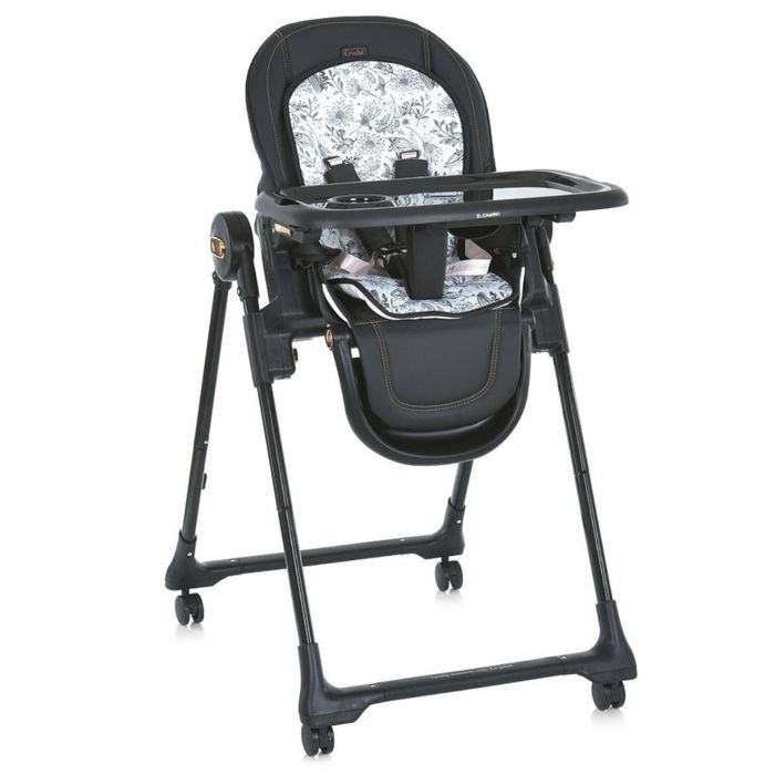 Стільчик для годування El Camino Cristal Black Gold