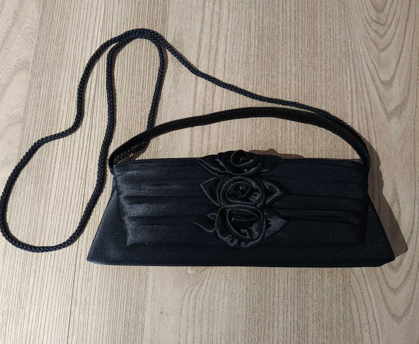 Torebka kopertówka granatowa