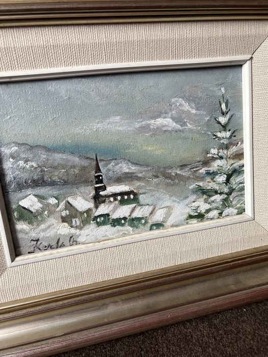 Obraz olejny  sygnowany sztuka do kolekcji