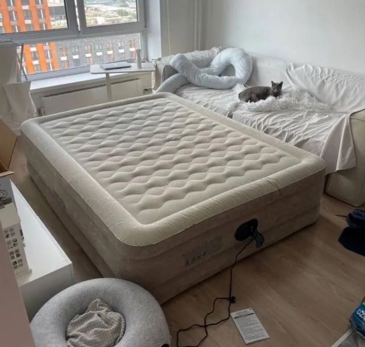 АКЦИЯ‼️Суперская надувная кровать с ЭЛЕКТРОНАСОСОМ • Одно Двуспальная