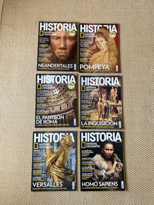 Várias Revistas Historia da National Gegraphic - idioma espanhol