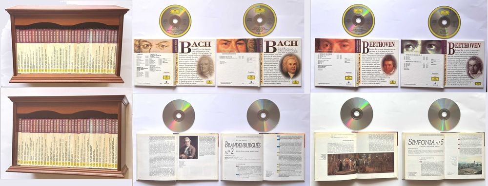 Coleção CDs Música Clássica Deutsche Grammophon - A Grande Música Passo a Passo