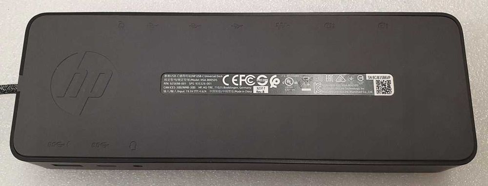 Stacja Dokująca HP USB-C + zasilacz 90W