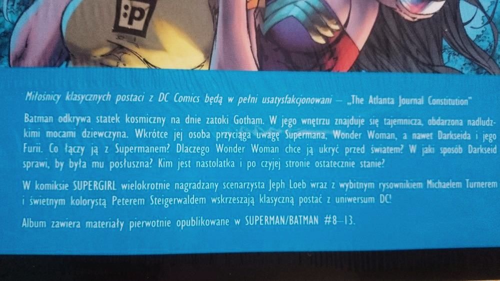 Komiks pt. Superman / Batman Supergirl tom 2