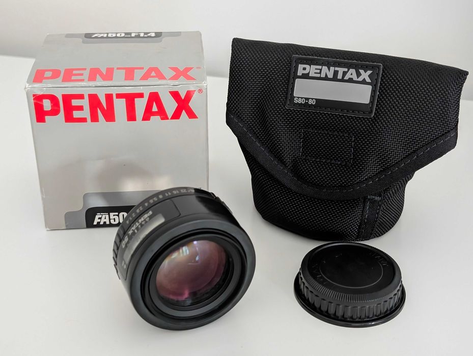Pentax FA. 50 mm F1.4 - fantástico vidro vintage