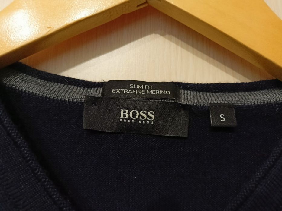 HUGO BOSS, светр, пуловер, merino, вовна, розмір s.