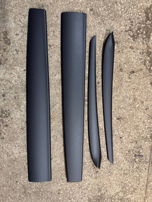 Декоративні накладки в салон карбон мат. Тесла модел 3,Y!