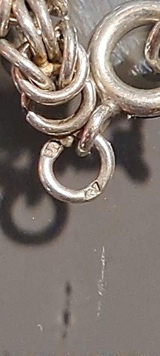 Cordão fio  em prata Virolinha.