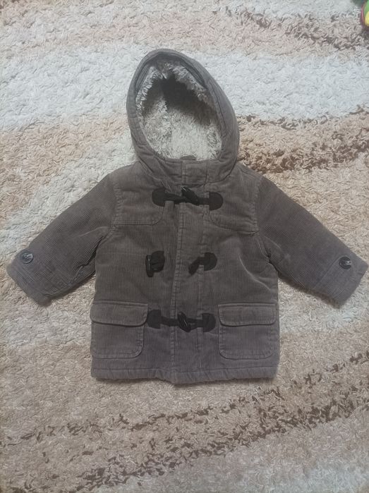 Парка на хутрі на 9-12 місяців