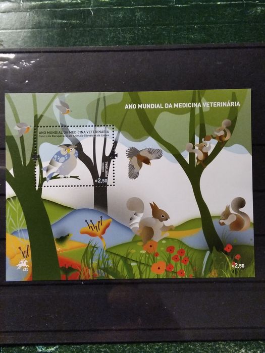 2011 Bloco Ano Mundial Da Medicina Veterinária MNH **