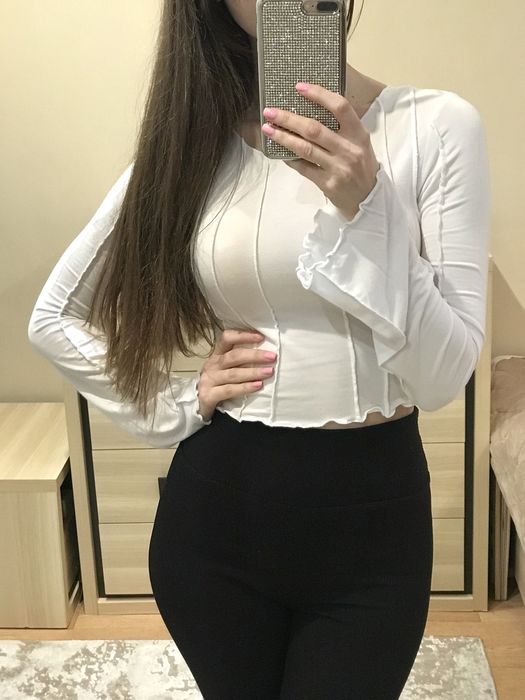 Біла кофтина / блузка