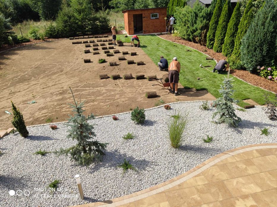 Trawnik z rolki, nawadnianie, kompleksowo, Garden Wasilków