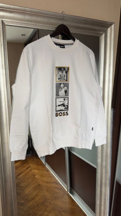 Bluza męska biała Bruce Lee Boss / rozm. L