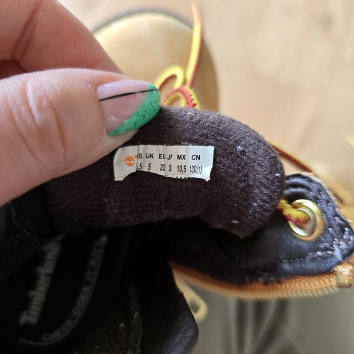 Buty trzewiki trapery timberland 22 23 skóra naturalna leather