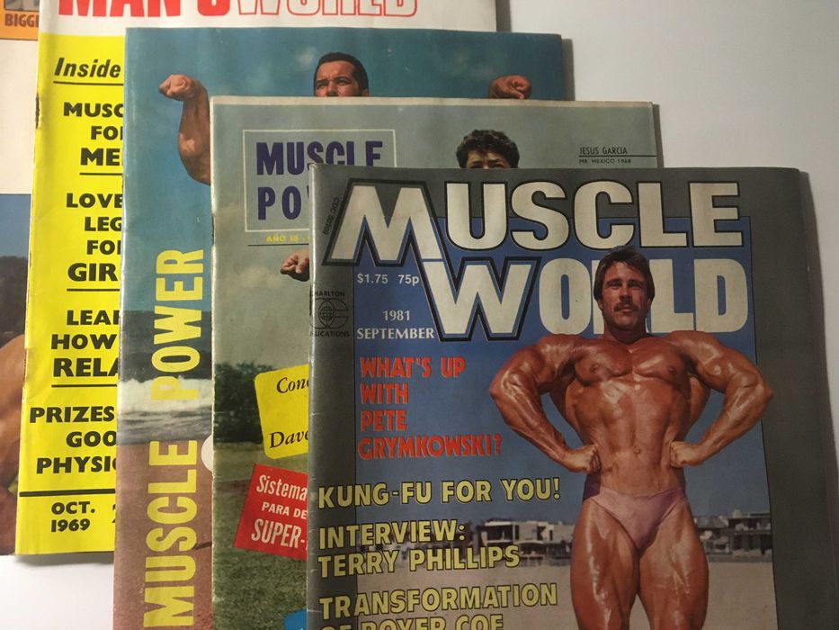 Revistas Antigas de Fisioculturimo (vintage)