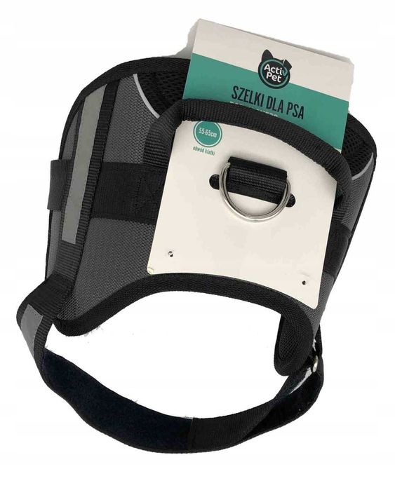 Szelki dla Psa Activ Pet – Regulowane 55–65 cm | Wygodne Bezpieczne