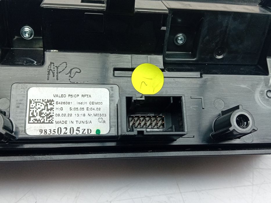 Botão / interruptor do AC PEUGEOT 308 III