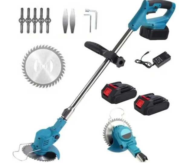 Акумуляторна газонокосарка-тример  MK-150B Blue