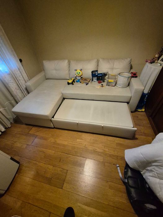 Sofá cama chaise longue 3 lugares