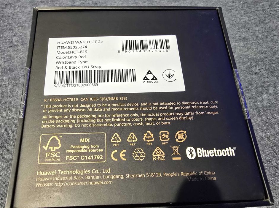 smartwatch HUAWEI GT2e w idealnym stanie