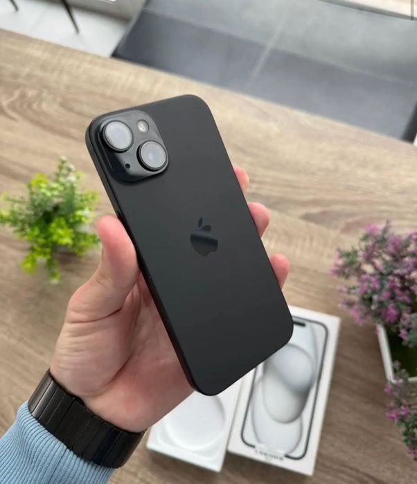 IPhone 15 128gb Black комплект ідеал / фізична сім