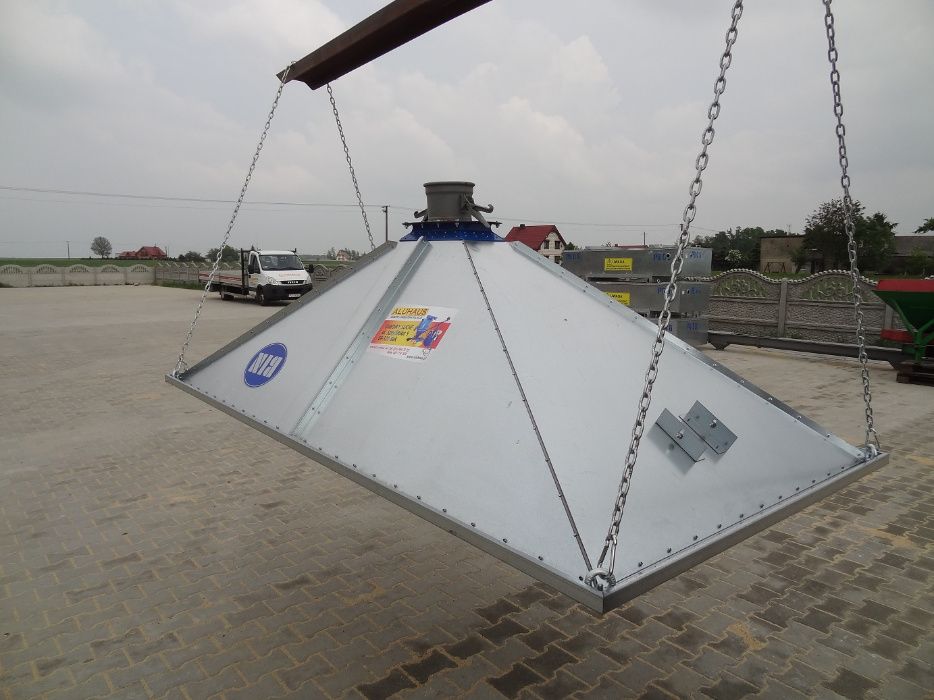 Okap przemysłowy ocynkowany 250x130x85 F-VAT