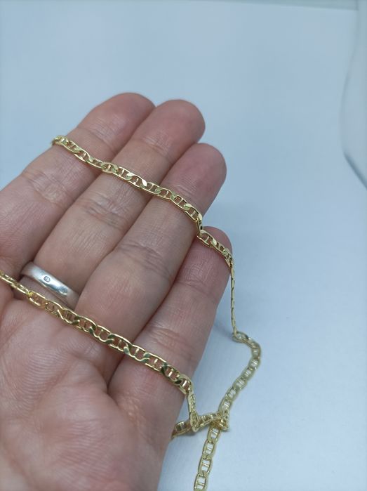 Złoty łańcuszek splot Gucci 585 długość 55 cm