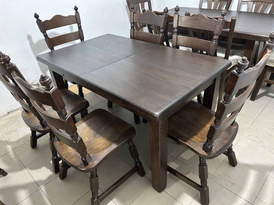 Шкіряні та деревʼяні меблі