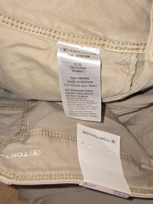 Nowe Damskie spodnie Tom Tailor w27/32