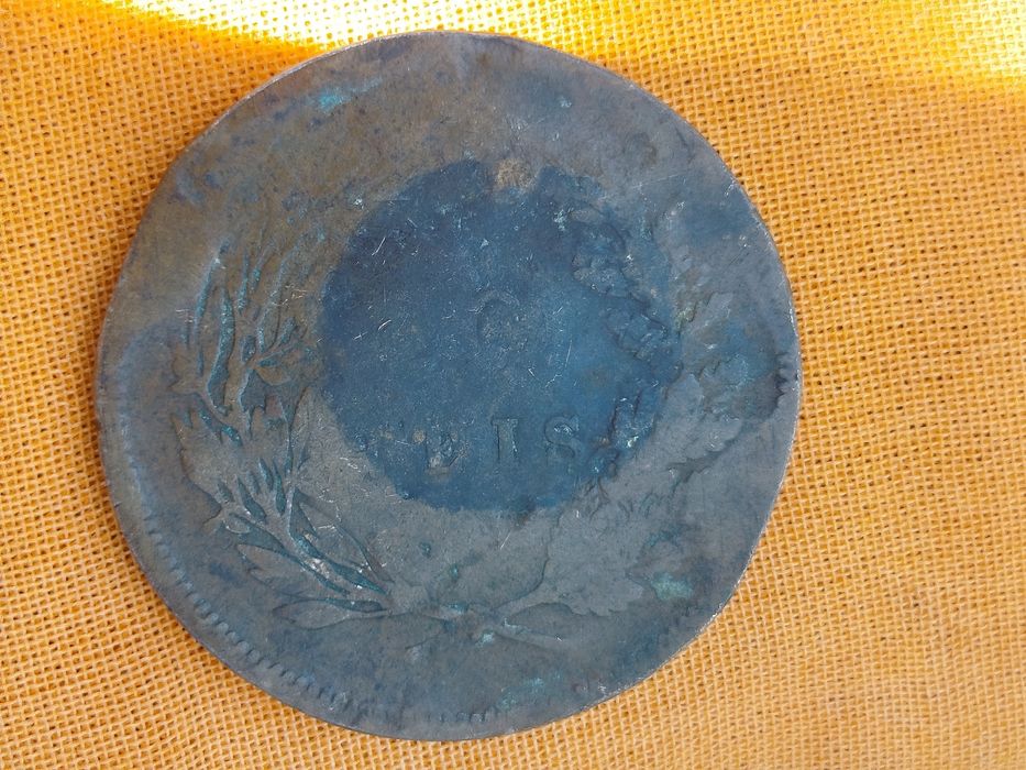 Moeda Antiga Portugal - 20 Réis D. Carlos I (Bronze)