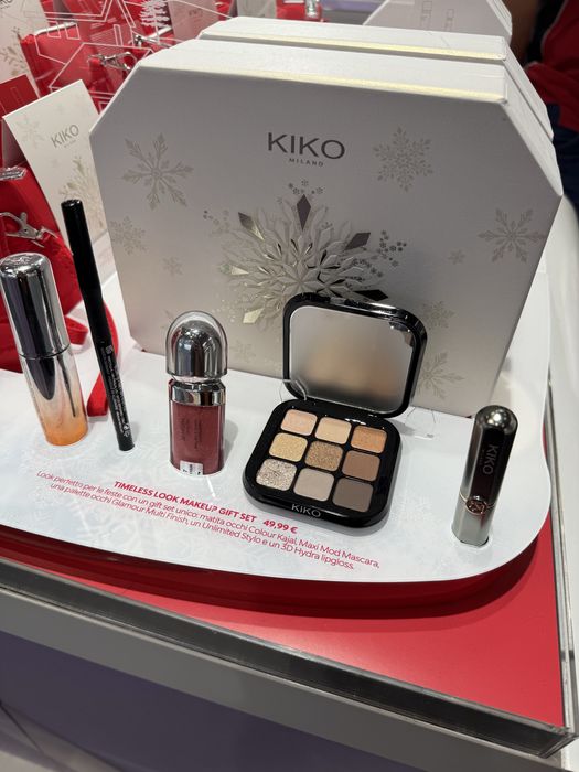 Подарунковий набір Kiko Milano туш блиск тіні