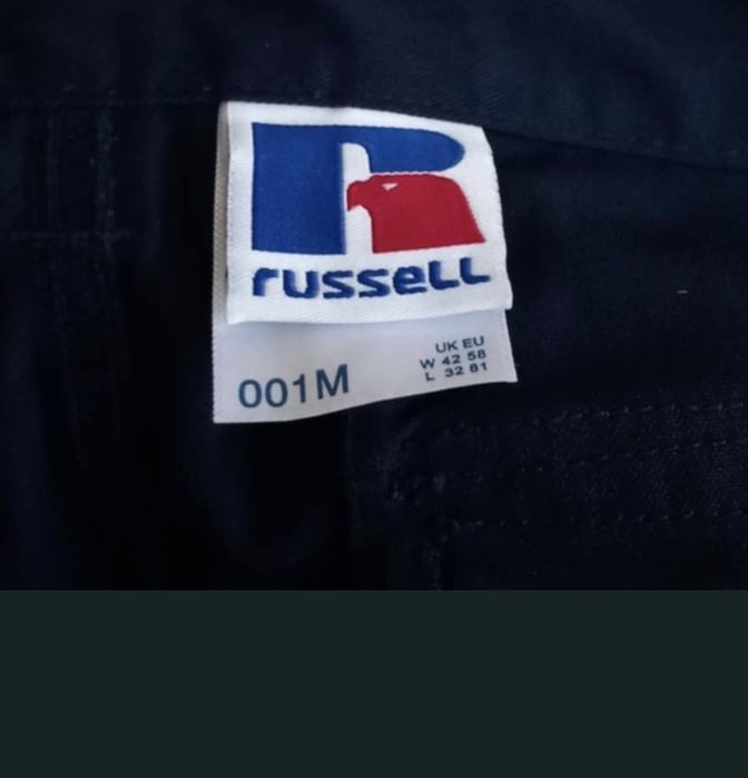 Spodnie męskie cargo 6 kieszeni, Russell,r.XL