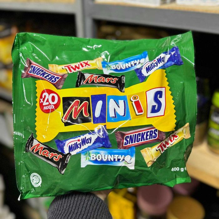 Шоколадні цукерки Minis.Батончики 400 г