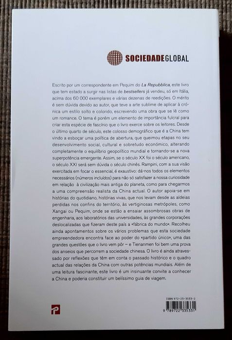 Livro O SÉCULO CHINÊS - Novo! A Estrear! Novo!
