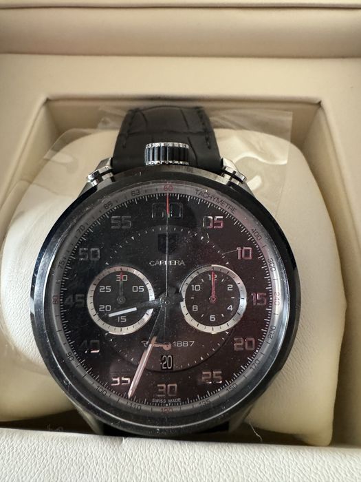 Relogio Tag heuer carrera 1887 automatico bullhead omega longines